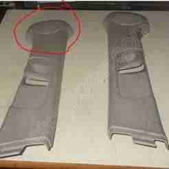OPEL VECTRA B - SEAT BELT COVER
