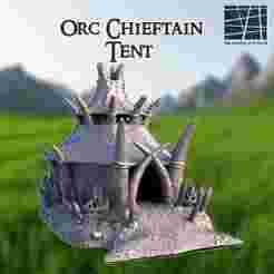 Orc Shaman Tent  28 mm Tabletop Terrain