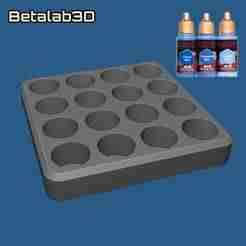 Organizer 16 Slot Army Painter/Vallejo Bottle 18ml