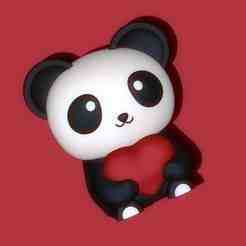 Panda Kawaii  - valentine's day