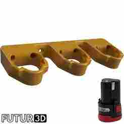 Parkside X12V Team Tripple battery holder with lock