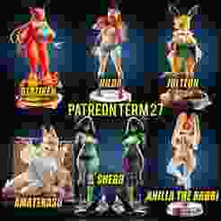 Patreon Term 27 Bundle 6 Models Blaziken Hilda Jolteon Amaterasu Shego Vanilla