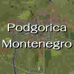 Podgorica Montenegro - city and urban