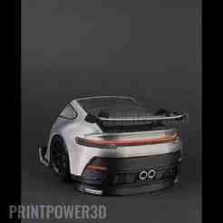 Porsche 911 GT3 Phone Stand / Sport Phone Stand - STL 3D Print Model