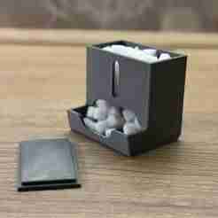 Q-Tip and sponge dispenser IKEA Skadis PCB cleaning