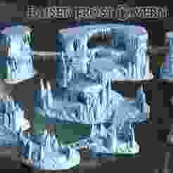 Raised Frost Cavern  28 mm Tabletop Terrain