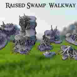 Raised Swamp Grounds  28 mm Tabletop Terrain