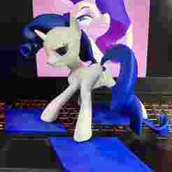 Rarity Standing Plugged NSFW