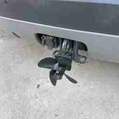 Real Boat Propeller hitch cover