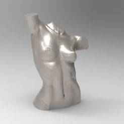 Realistic Female Torso Sculpture