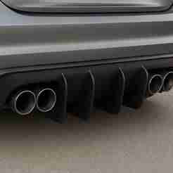 Rear Bumper Diffusers – Universal Style