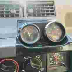 Renault super 5 center dashboard cover dual gauges