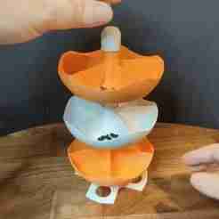 Rotating Stackable Small-Parts Trays