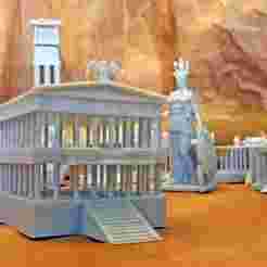 Saint Seiya patriarca Temple - Templo Acuario 3D print model