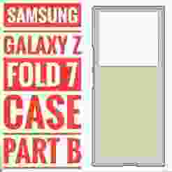 Samsung FOLD7 case - part B 1,5 mm Backpack - Separate buttons