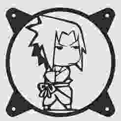 sasuke naruto – 120mm PC Mod fan cover