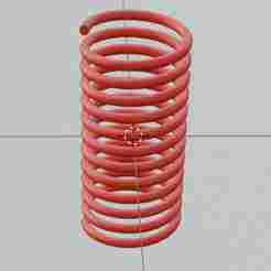 Set of 3 PLA printable springs - small, medium and large