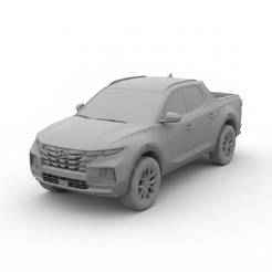 Single STL Hyundai Santa Cruz - peugeot, nissan gtr, supercar, hummer, lego technic car, nissan, tesla model x, cinema4d car 3D Model