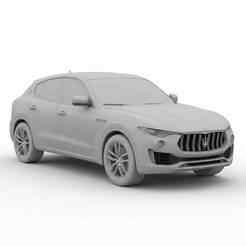 Single STL Maserati Levante - bmw, rally car, race car, tesla, suzuki, ambulance, fantasy car, nissan skyline 3D Model