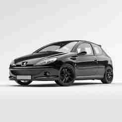 Single STL Renault Zoe R135 - pbr car, vintage car, rolls royce, bmw, sedan, compact car, cinematic car, ford gt 3D Model