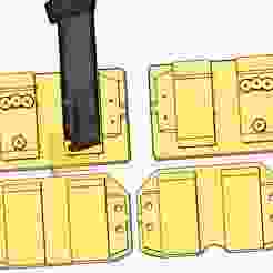 Slim magazin pouch with MRD