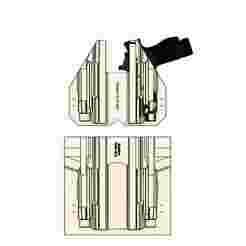 Springfield Echelon TLR-7 HLX IWB Taco Holster Mold with TrimJigg