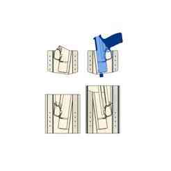 Springfield Hellcat Pro / H11 Pro OWB Pancake Holster Mold with TrimJigg