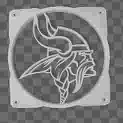 Square Viking fan cover