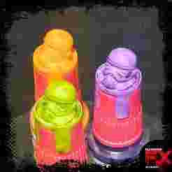 STAR WARS STORMTROOPER - AK INTERACTIVE QUICK GEN COLOUR COLOR TRANSLUCENT BOTTLE SWATCH SUPER MINI CAP - 18ML