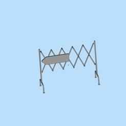 Telescopic fence Road fence Modular safety barrier Plastic barrier Miniature scene model