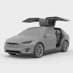 Tesla Model X Long Range - car, vehicle, automobile, sports car, classic car, race car, toy car, RC car, 3D car model, sedan, SUV, pickup truck, convertible, hatchback, coupe, luxury car, supercar, electric car, 4x4, car toy, RCcar body / RC car shell, sl
