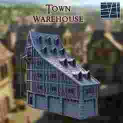 Town Storage House  28 mm Tabletop Terrain