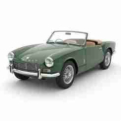 Triumph Spitfire - car, vehicle, automobile, sports car, classic car, race car, toy car, RC car, 3D car model, sedan, SUV, pickup truck, convertible, hatchback, coupe, luxury car, supercar, electric car, 4x4, car toy, RCcar body / RC car shell, slot car,