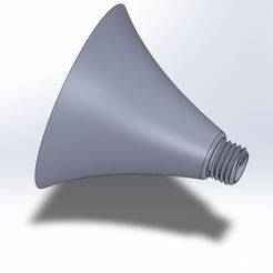 Triumph type M18 threaded oil funnel
