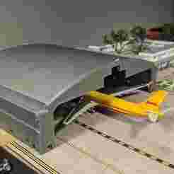 Wide body hangar
