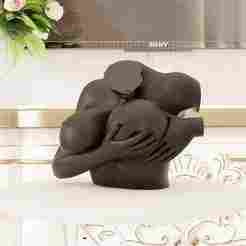 Woman Kissing Her Breast Sculpture STL File – Artistic Expression Study 3D Printable Model