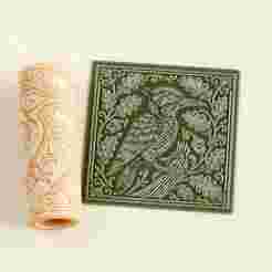 Woodpecker Texture Roller – Bird Clay Roller for Pottery and Crafts