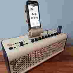 Yamaha THR30II Cell phone support with guitar pick holder