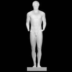 Funerary kouros statue