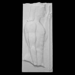 Grave stele with man in relief