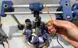 DIY bottle label applicator + Friction feeder machine