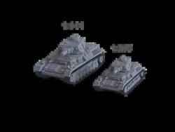 Miniature Panzerkampfwagen IV tanks