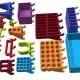 Pegboard Watercolor holder - 4mm / 25,4mm Eucatex / Brazil size
