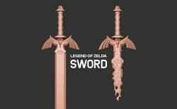 Usta kılıç - Legend of Zelda 3D baskı modeli