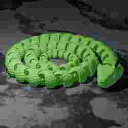 Articulated snake with horns 2.0!