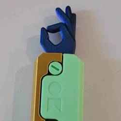 Gravity knife circle game
