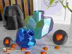 Aşk İksiri LowPoly + Kalp Kapak, 2 Kalp Şeklinde, Desteksiz