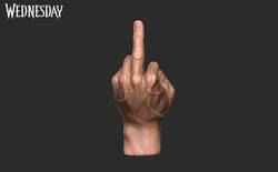 Thing middlefinger - Çarşamba serisi 3D baskı modeli