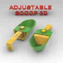 Adjustable Scoop - Adjustable dosing shovel