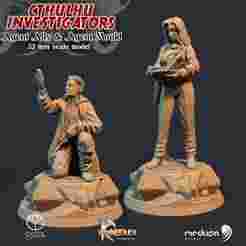 Agent Mould & Agent Ally - Cthulhu Investigators